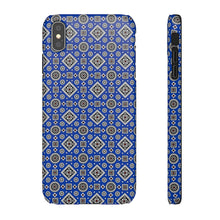 Load image into Gallery viewer, Ajrak Snap Case - Blue