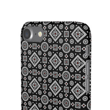 Load image into Gallery viewer, Ajrak Snap Case - Black