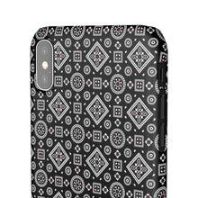 Load image into Gallery viewer, Ajrak Snap Case - Black