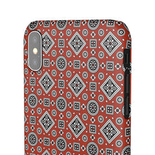 Load image into Gallery viewer, Ajrak Snap Case - Red