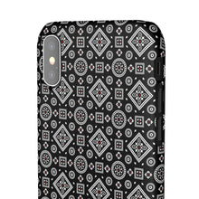 Load image into Gallery viewer, Ajrak Snap Case - Black