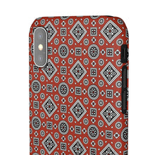 Load image into Gallery viewer, Ajrak Snap Case - Red