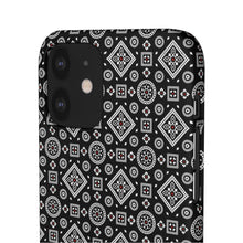 Load image into Gallery viewer, Ajrak Snap Case - Black