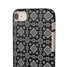 Load image into Gallery viewer, Ajrak Snap Case - Black