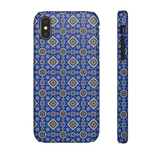 Load image into Gallery viewer, Ajrak Snap Case - Blue