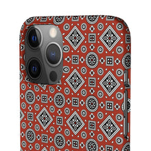 Load image into Gallery viewer, Ajrak Snap Case - Red