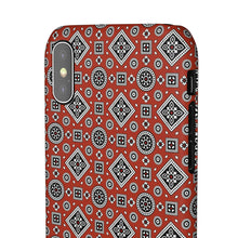 Load image into Gallery viewer, Ajrak Snap Case - Red