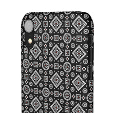 Load image into Gallery viewer, Ajrak Snap Case - Black