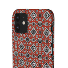 Load image into Gallery viewer, Ajrak Snap Case - Red