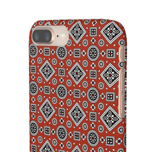 Load image into Gallery viewer, Ajrak Snap Case - Red