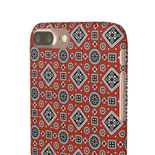 Load image into Gallery viewer, Ajrak Snap Case - Red
