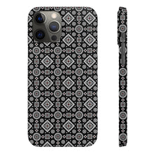 Load image into Gallery viewer, Ajrak Snap Case - Black