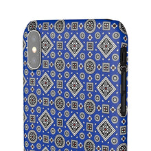 Load image into Gallery viewer, Ajrak Snap Case - Blue