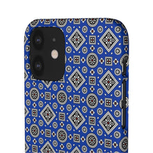 Load image into Gallery viewer, Ajrak Snap Case - Blue