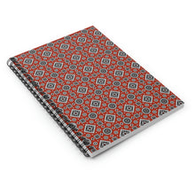Load image into Gallery viewer, Red Ajrak Spiral Notebook