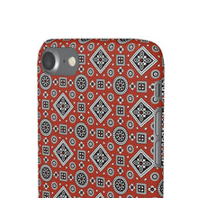 Load image into Gallery viewer, Ajrak Snap Case - Red