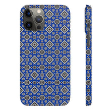 Load image into Gallery viewer, Ajrak Snap Case - Blue