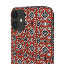 Load image into Gallery viewer, Ajrak Snap Case - Red