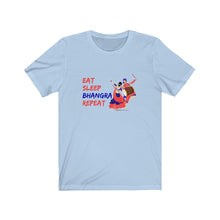 Load image into Gallery viewer, Eat, Sleep, Bhangra, Repeat Tee
