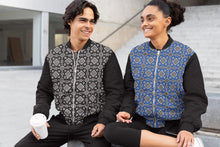 Load image into Gallery viewer, Ajrak Bomber Jacket - Black