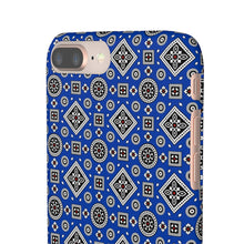 Load image into Gallery viewer, Ajrak Snap Case - Blue