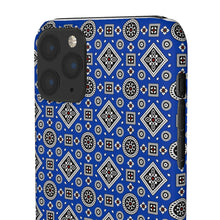 Load image into Gallery viewer, Ajrak Snap Case - Blue