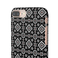Load image into Gallery viewer, Ajrak Snap Case - Black