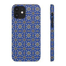 Load image into Gallery viewer, Ajrak Snap Case - Blue