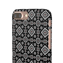 Load image into Gallery viewer, Ajrak Snap Case - Black