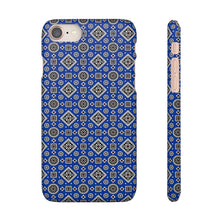 Load image into Gallery viewer, Ajrak Snap Case - Blue
