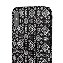 Load image into Gallery viewer, Ajrak Snap Case - Black