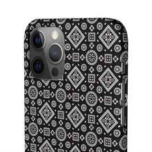 Load image into Gallery viewer, Ajrak Snap Case - Black