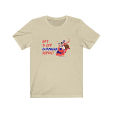Load image into Gallery viewer, Eat, Sleep, Bhangra, Repeat Tee