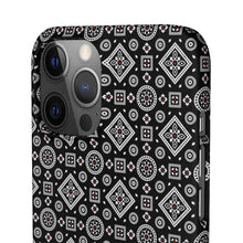Load image into Gallery viewer, Ajrak Snap Case - Black