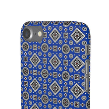 Load image into Gallery viewer, Ajrak Snap Case - Blue
