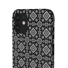 Load image into Gallery viewer, Ajrak Snap Case - Black