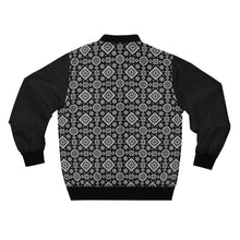 Load image into Gallery viewer, Ajrak Bomber Jacket - Black
