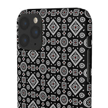 Load image into Gallery viewer, Ajrak Snap Case - Black