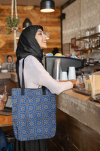 Load image into Gallery viewer, Ajrak Tote Bag - Black