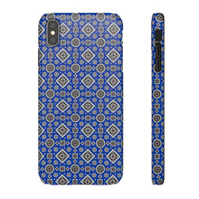 Load image into Gallery viewer, Ajrak Snap Case - Blue
