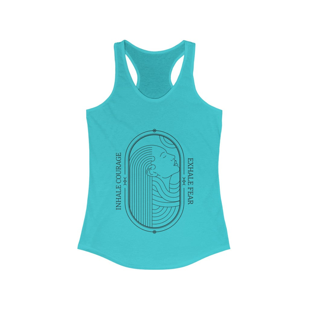 Inhale Courage Racerback Tank