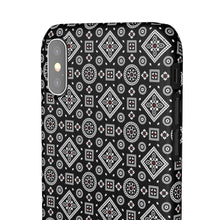 Load image into Gallery viewer, Ajrak Snap Case - Black
