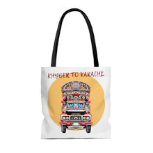 Load image into Gallery viewer, Khyber to Karachi Tote Bag
