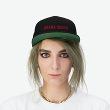 Load image into Gallery viewer, Drama Queen Unisex Flat Bill Hat
