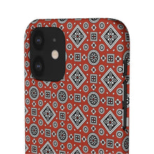 Load image into Gallery viewer, Ajrak Snap Case - Red
