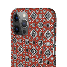 Load image into Gallery viewer, Ajrak Snap Case - Red
