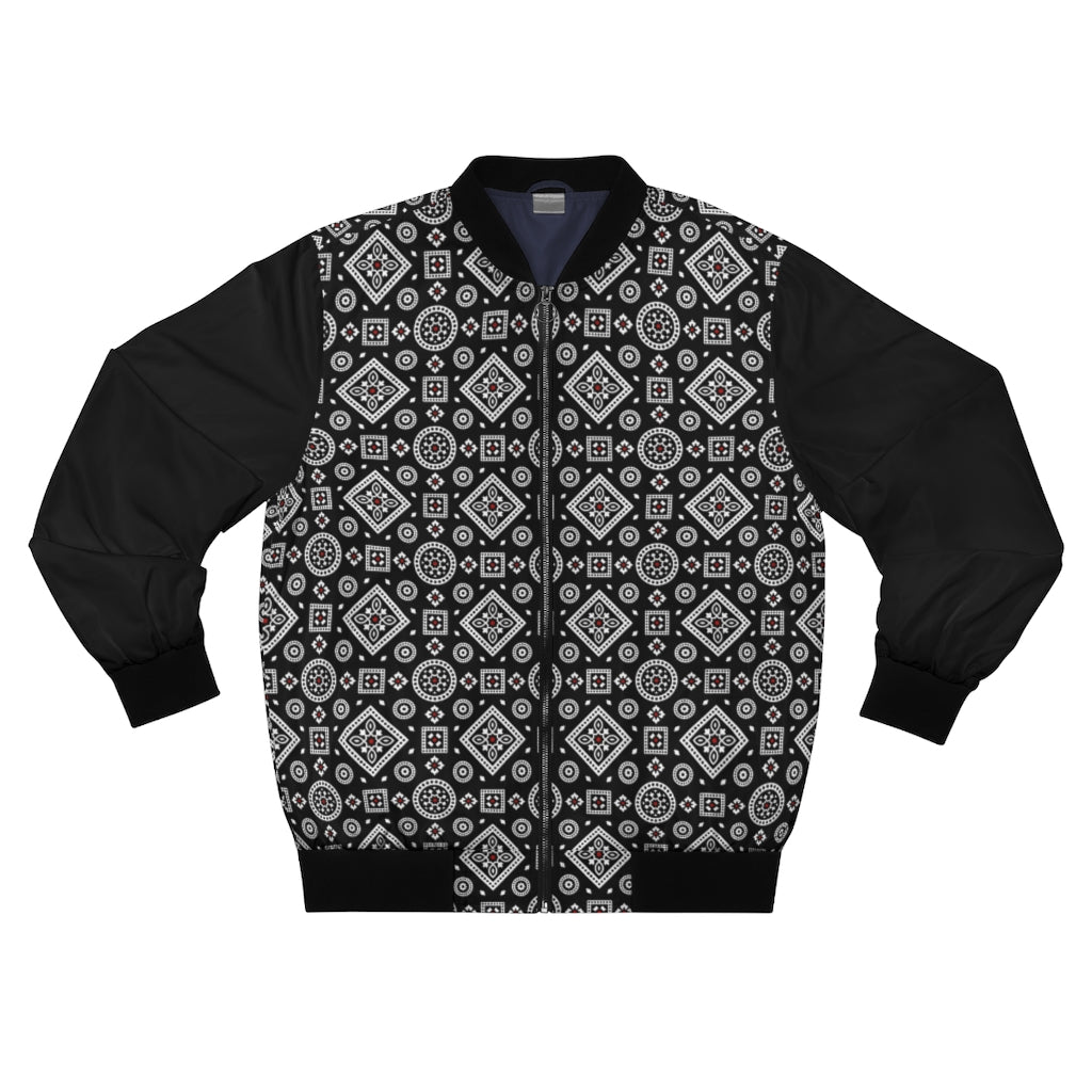 Ajrak Bomber Jacket - Black