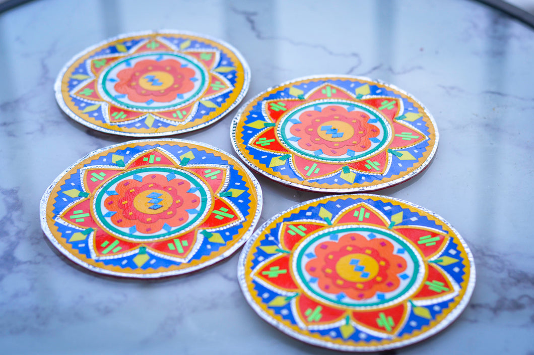 Handmade Truck Art Themed Coasters