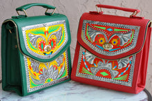 Load image into Gallery viewer, Ethnic Chamakpatti Truck Art Themed Cross Body Bag
