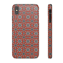 Load image into Gallery viewer, Ajrak Snap Case - Red
